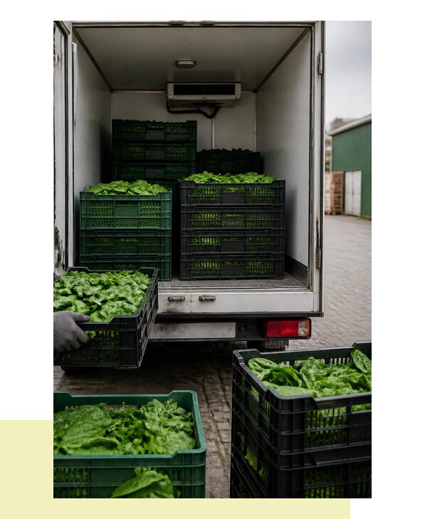 Перевозка шпината в Ломоносова с сохранением свежести продукции